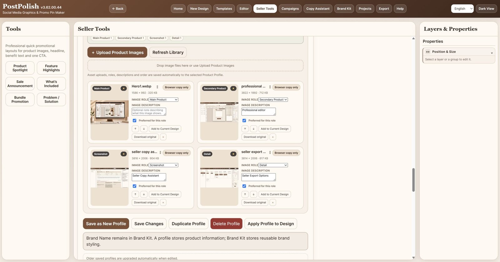 Post Polish Asset Library