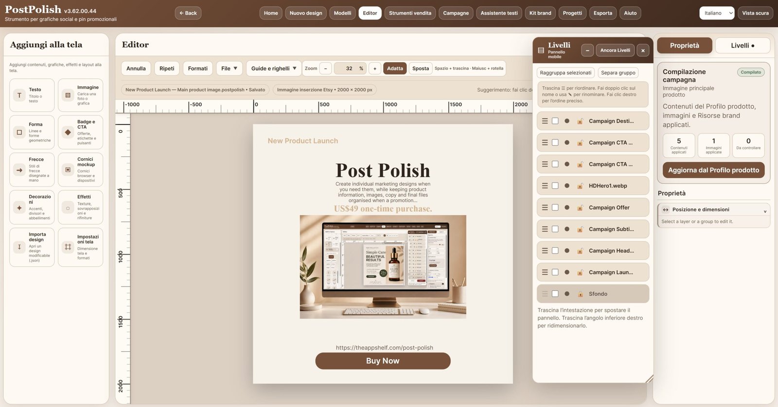 Post Polish multilingual interface